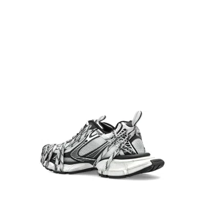 Balenciaga Mens 3xl Extreme Laces Logo Sneaker In White
