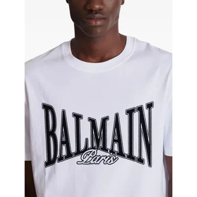 Balmain College Flock T-shirt In Animal Print