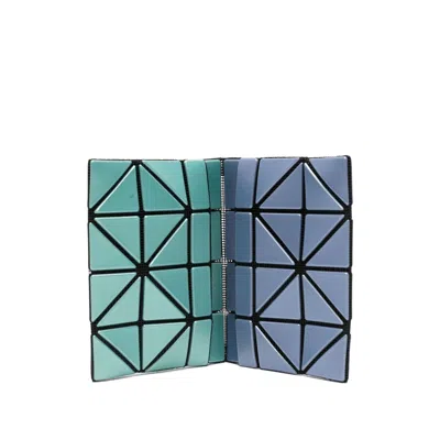 Bao Bao Issey Miyake Geometric-pattern Wallet In Blue