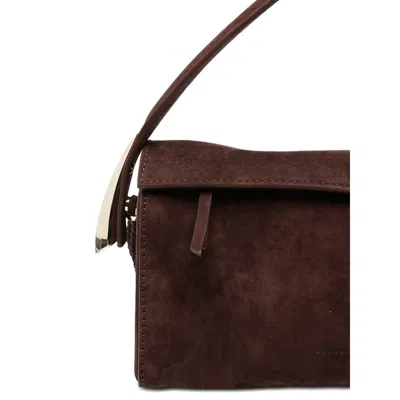 Benedetta Bruzziches Top Handle Shoulder Bag In Brown