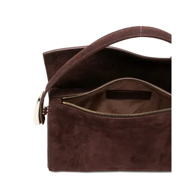 Benedetta Bruzziches Top Handle Shoulder Bag In Brown