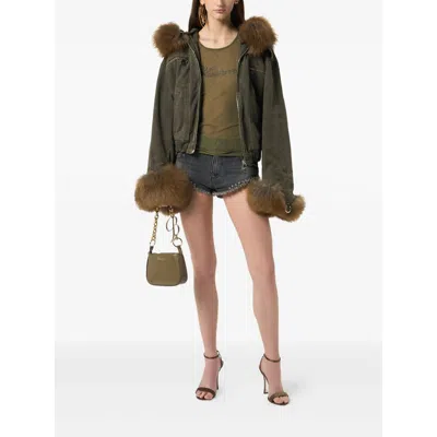 Blumarine Green Jackets - Bomber Jackets Women In Green