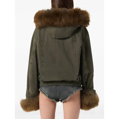 Blumarine Green Jackets - Bomber Jackets Women In Green