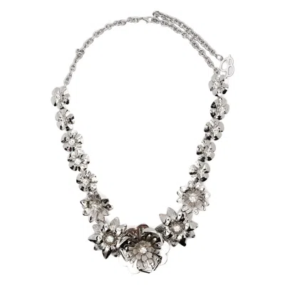 Blumarine Silver Necklaces Women In Metallic