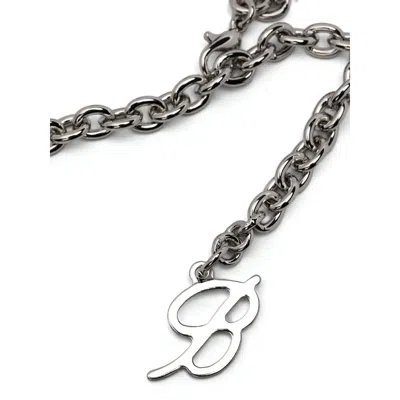 Blumarine Silver Necklaces Women In Metallic