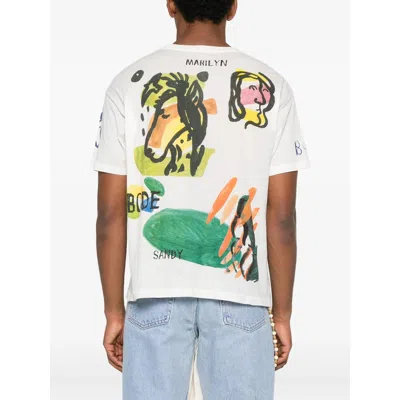 Bode Collage Printed Cotton-jersey T-shirt In White