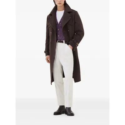 Brunello Cucinelli Cardigan Mit V-ausschnitt In Purple