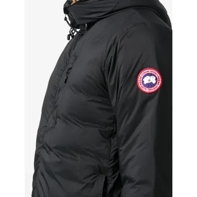 Canada Goose Insulated Jackets Featuring Hood And Pockets In Black