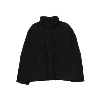 Canada Goose Bayview Logo Patch Down Jacket In Black