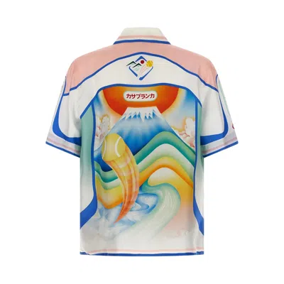 Casablanca 'dream Of Mount Fuji' Shirt In White