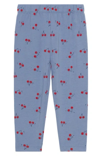Petit Lem Kids' Print Sweatshirt & Sweatpants Set In Blue