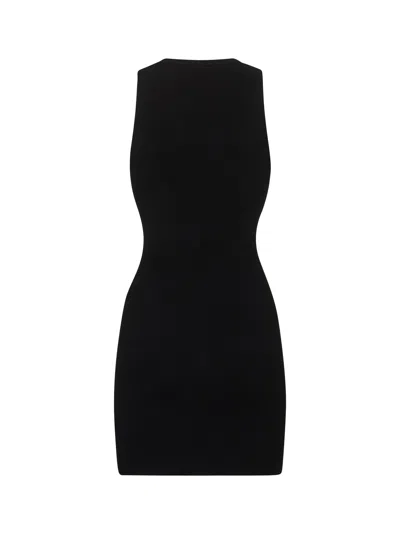 Diesel M-caddix Ribbed Logo Tank Top In Black