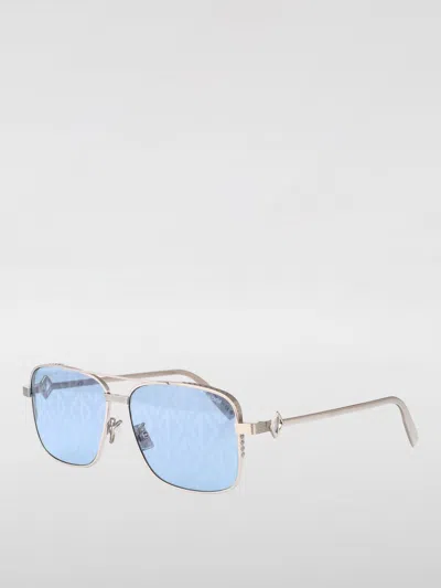 Dior Sunglasses Men Platinum In Blue