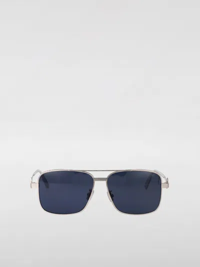 Dior Sunglasses Men Silver In Blue