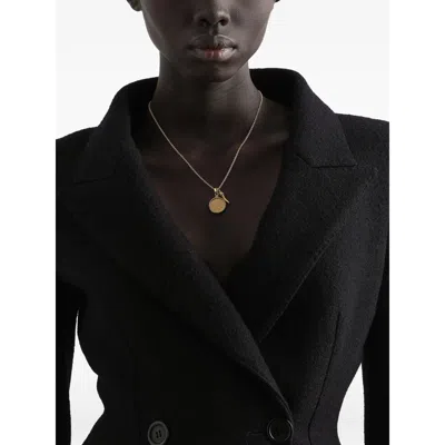 Dolce & Gabbana Double-breasted Coat In Black