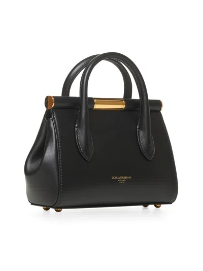 Dolce & Gabbana Women Black Marlene Mini Handbag In Multi