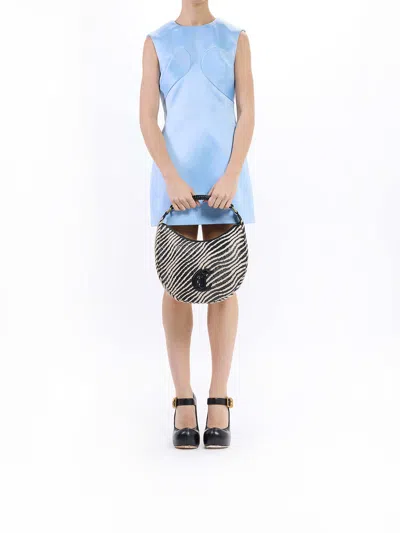 Just Cavalli Soft Zebra Bag 1 In Neutral