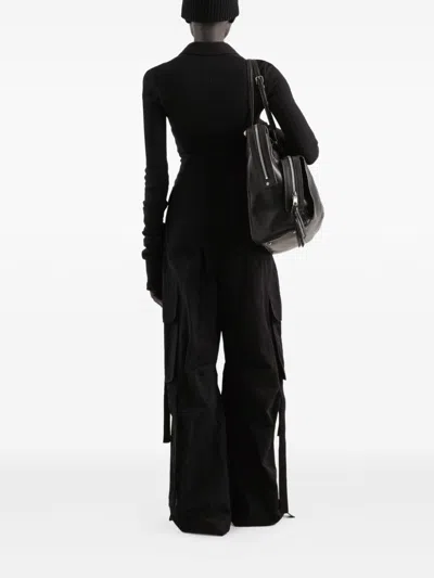 Dolce & Gabbana Double-breasted Jacket In Wool Cloth In Black