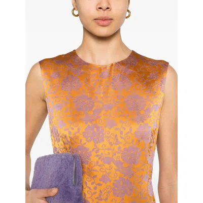 Dries Van Noten Dresses In Orange