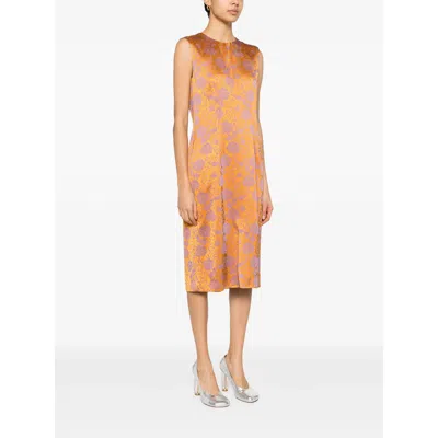 Dries Van Noten Dresses In Orange