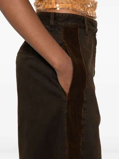 Dries Van Noten Women Penn Cotton Trousers In Green
