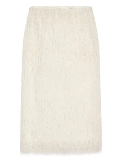 Dries Van Noten Women Sokna Midi Skirt In Neutral
