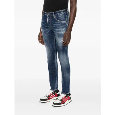 Dsquared2 Dsquared Men Skater Jean In Blue