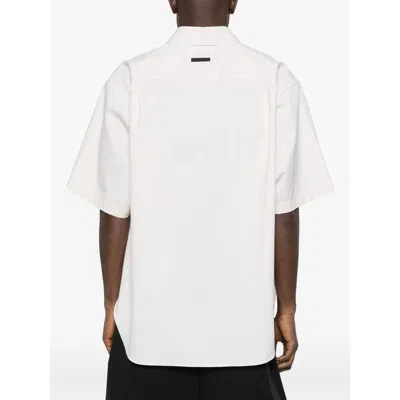 Fear Of God Oversized Stretch-cotton And Wool-blend Oxford Shirt In White