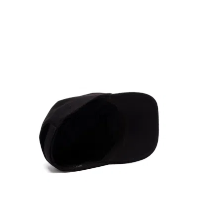 Fendi Cashmere And Wool Cap Featuring Embroidery In Black