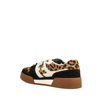 Fendi Low-top Platform In Multicolor Cavallino Calfskin And Suede In Multi