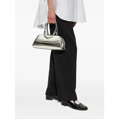Givenchy Small Antigona Tote Bag In Silver