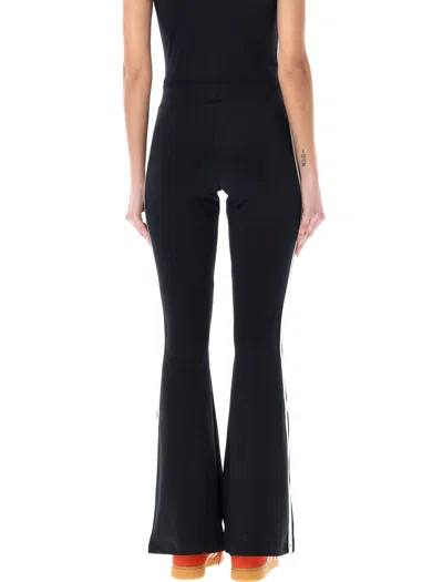 Adidas Originals Adicolor Three Stripe Flared Leggings In Black In Black