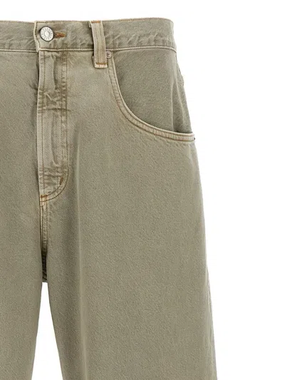 Agolde Fusion Relaxed Fit Baggy Jeans In Wicker In Neutral