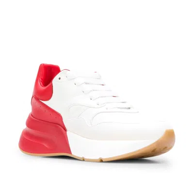 Alexander Mcqueen Oversized Runner Sneakers In Red