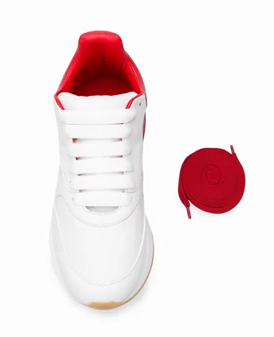 Alexander Mcqueen Oversized Runner Sneakers In Red