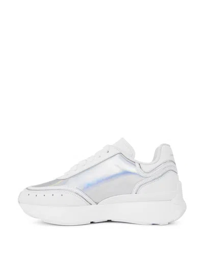 Alexander Mcqueen Sprint Runner Oversized Sneakers In White
