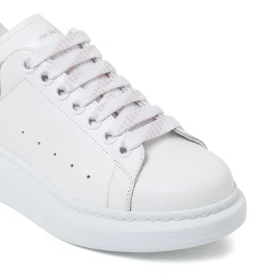 Alexander Mcqueen White Patchouli Leather Sneakers In White