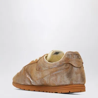 Autry Brown/metallic Ivory Windspin Sneaker In Brown
