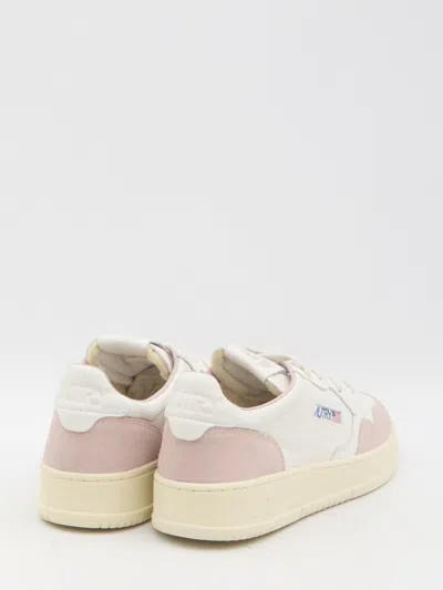 Autry Medalist Low Wom Sneaker In Pink