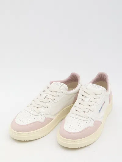 Autry Medalist Low Wom Sneaker In Pink