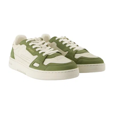 Axel Arigato Beige Leather Sneakers In White