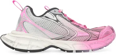 Balenciaga Mesh-panelled Sneakers In Size 3xl In Pink