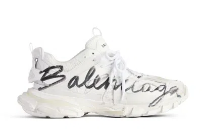 Balenciaga Beige Track Jelly Low Sneaker In White