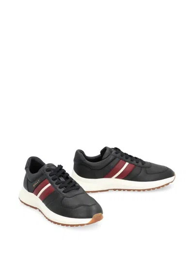 Bally Contemporary Low-top Sneakers With Perforated Design In Black