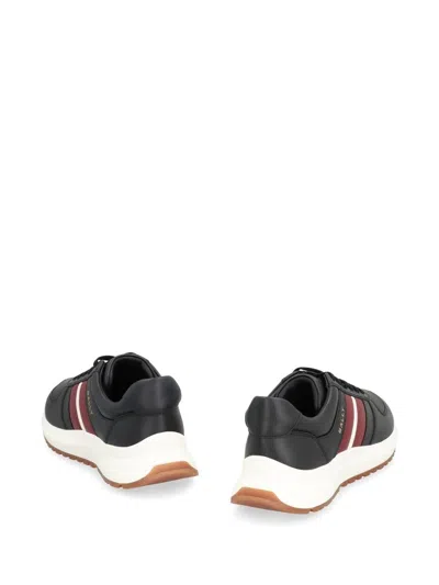 Bally Contemporary Low-top Sneakers With Perforated Design In Black