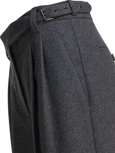 Brunello Cucinelli Tailored Grey Trousers In Gray