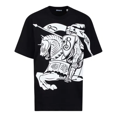 Burberry Short Sleeve T-shirt In Black