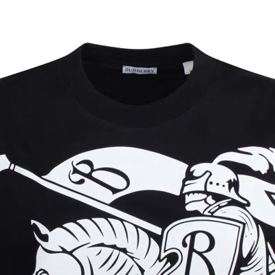 Burberry Short Sleeve T-shirt In Black