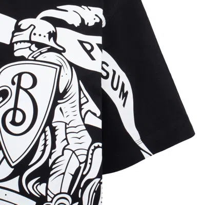 Burberry Short Sleeve T-shirt In Black