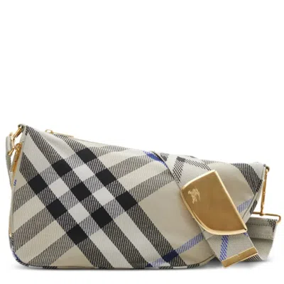 Burberry Crossbody Bag With Classic Check Pattern In Multi